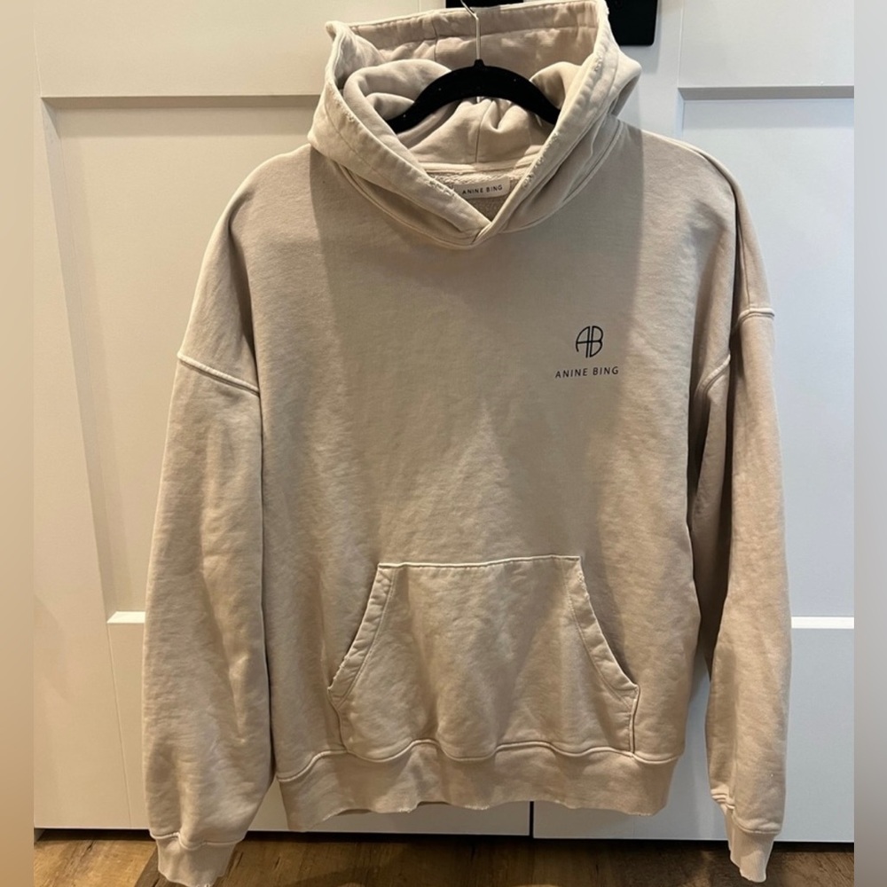 COPY - Authentic Anine Bing Aiden Monogram Hoodie